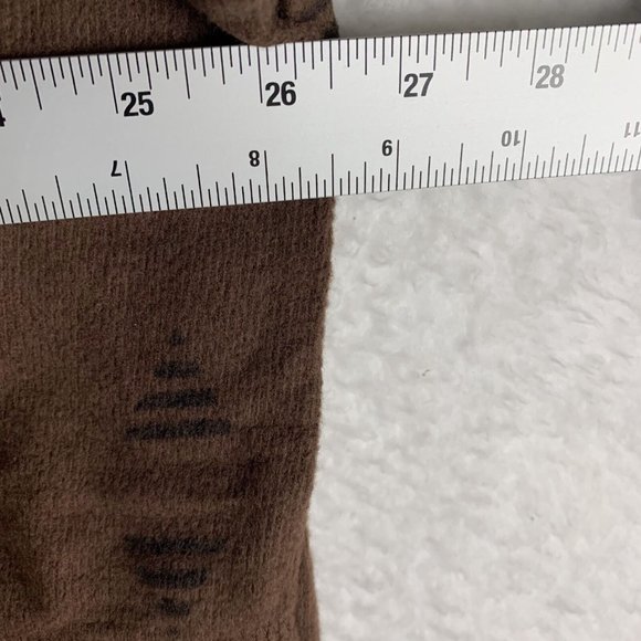 Alpine Design‎ Sweatshirt Mens 2XL Brown Rich Walnut Cotton Quarter Snap 7188 - Picture 4 of 8